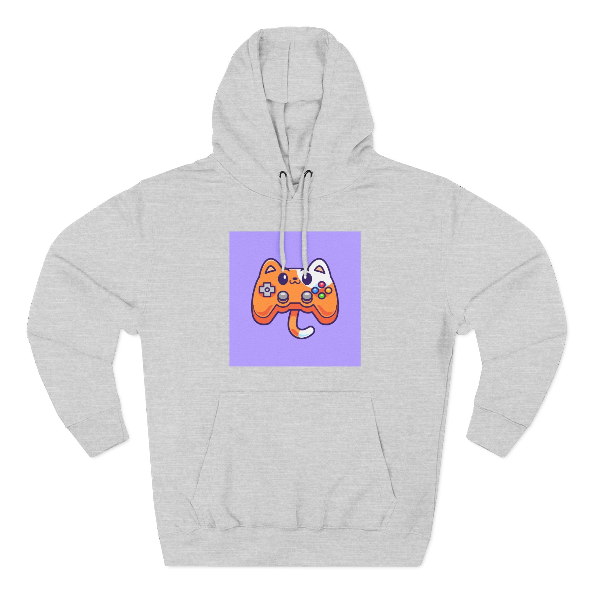 Three-Panel Fleece Hoodie