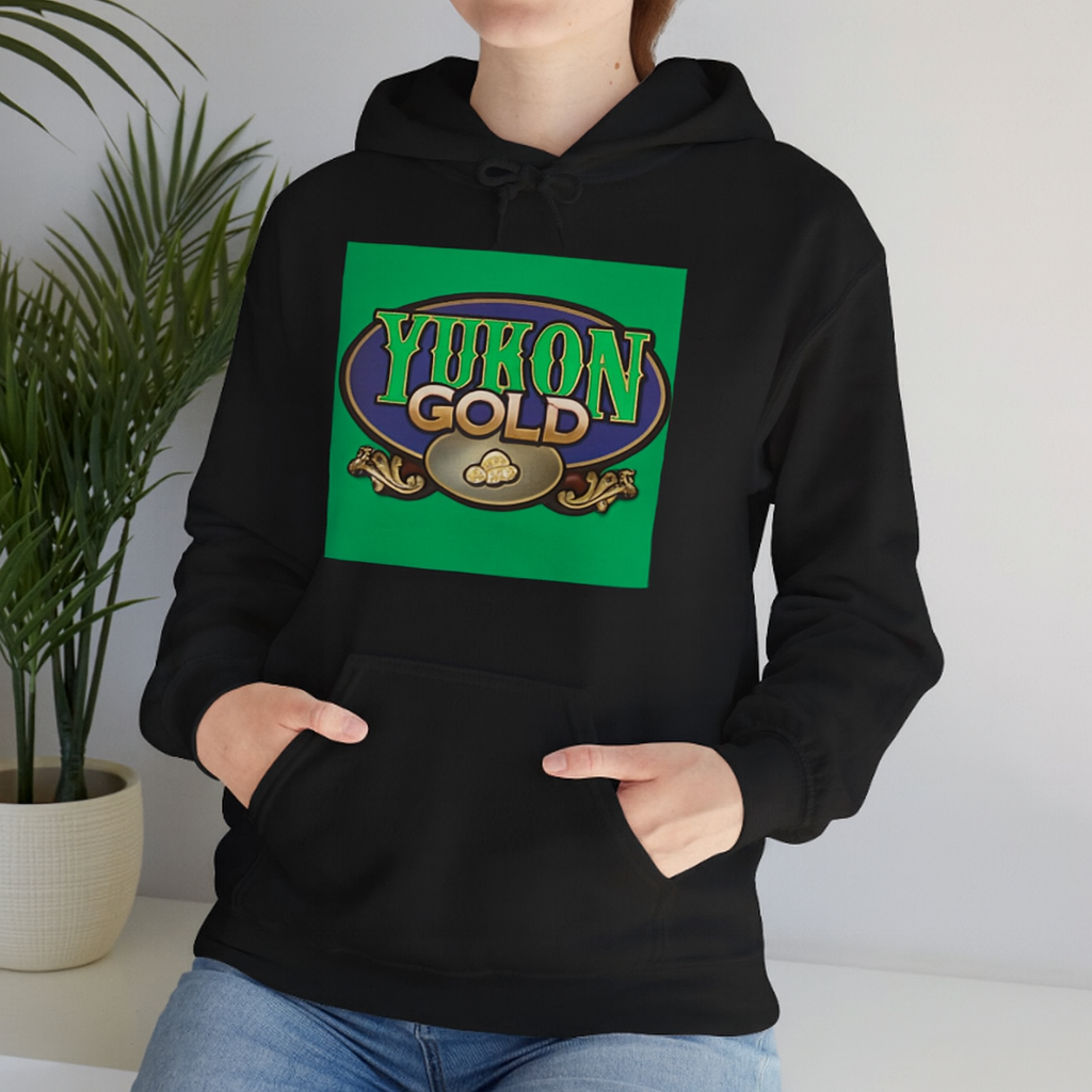 Yukon Gold Fun Character Hoodie for Kids & Adults - Perfect for Gift, Casual Wear, and Cozy Nights