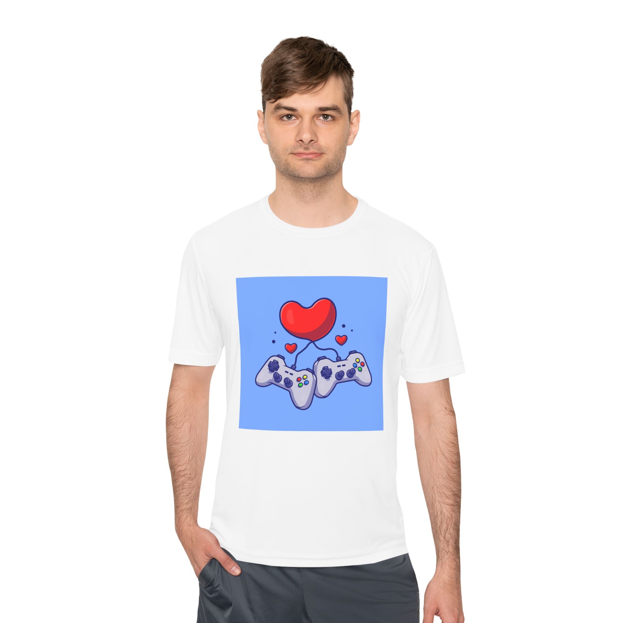 Game Lovers' Unisex Moisture Wicking Tee - Perfect for Gamers, Valentine's Day Gift, Casual Wear, Gaming Events, Comfortable Activewear