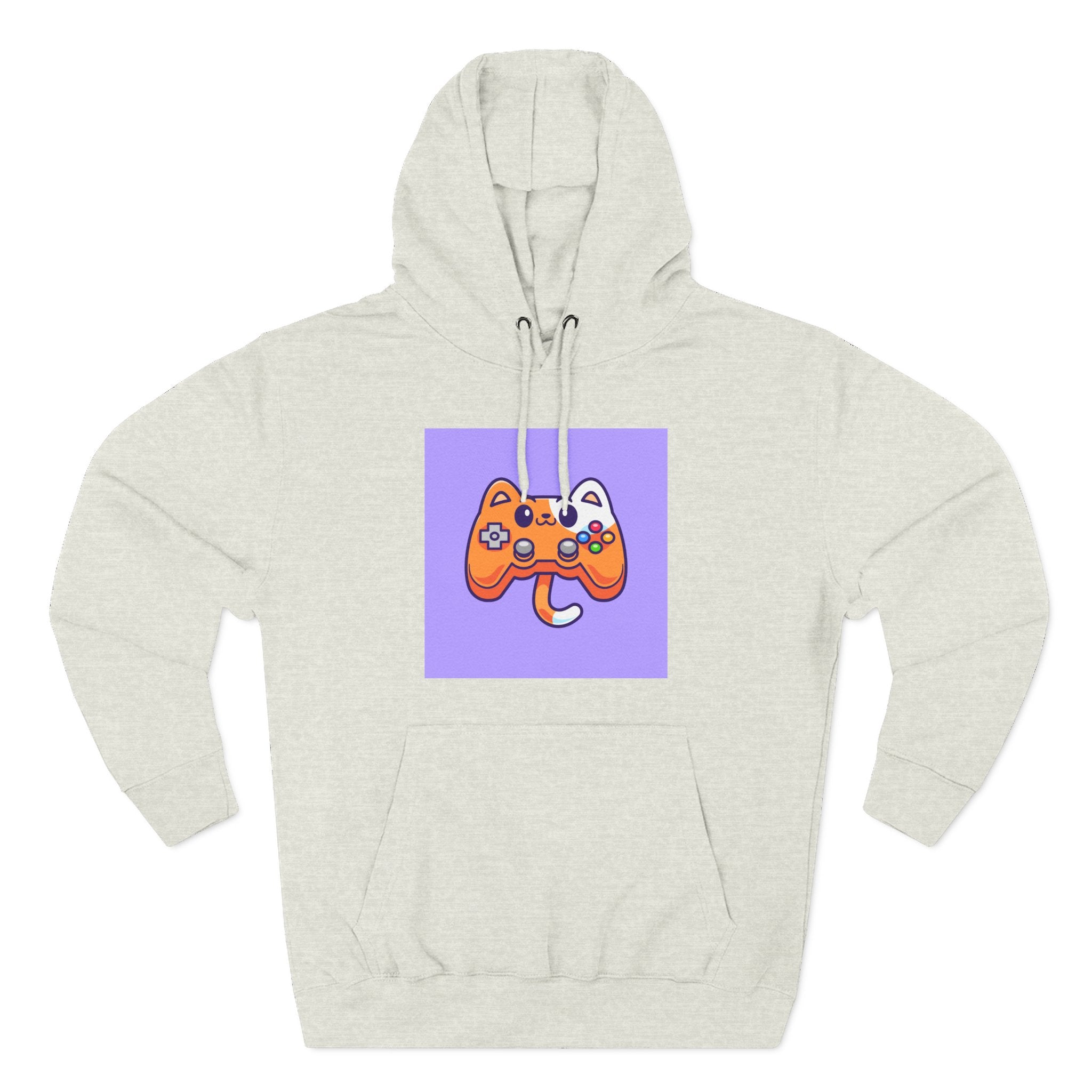 Three-Panel Fleece Hoodie