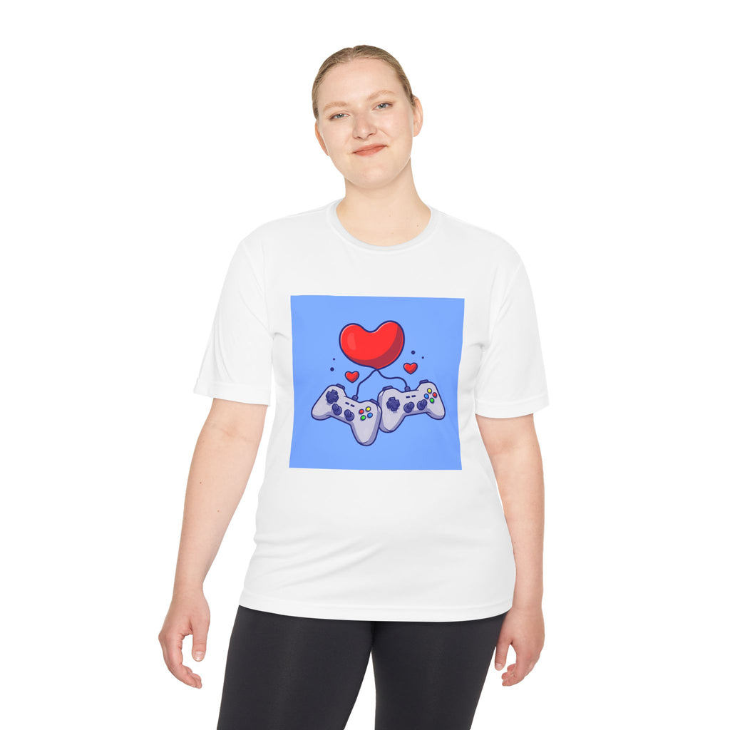 Game Lovers' Unisex Moisture Wicking Tee - Perfect for Gamers, Valentine's Day Gift, Casual Wear, Gaming Events, Comfortable Activewear