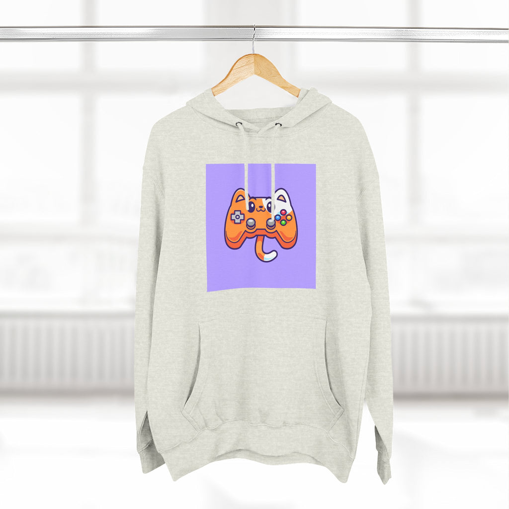 Three-Panel Fleece Hoodie