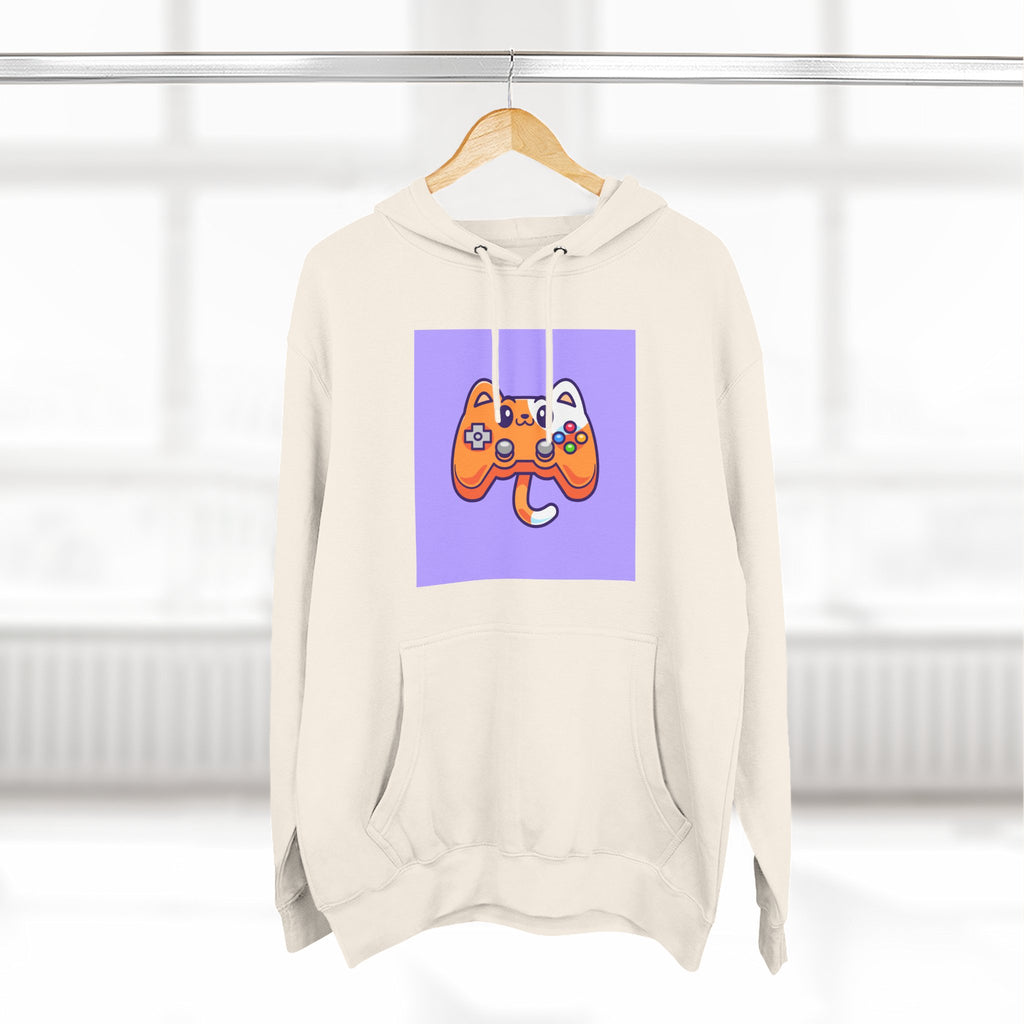 Three-Panel Fleece Hoodie