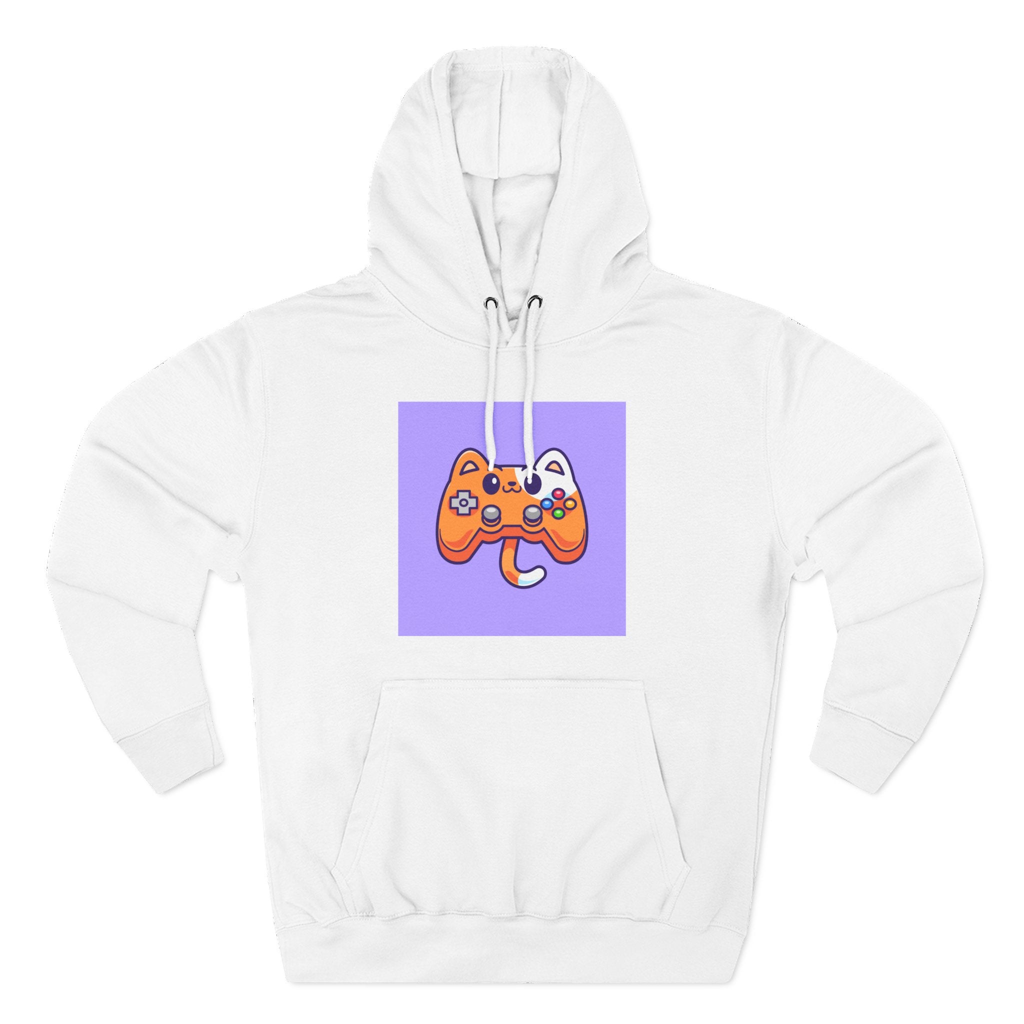 Three-Panel Fleece Hoodie