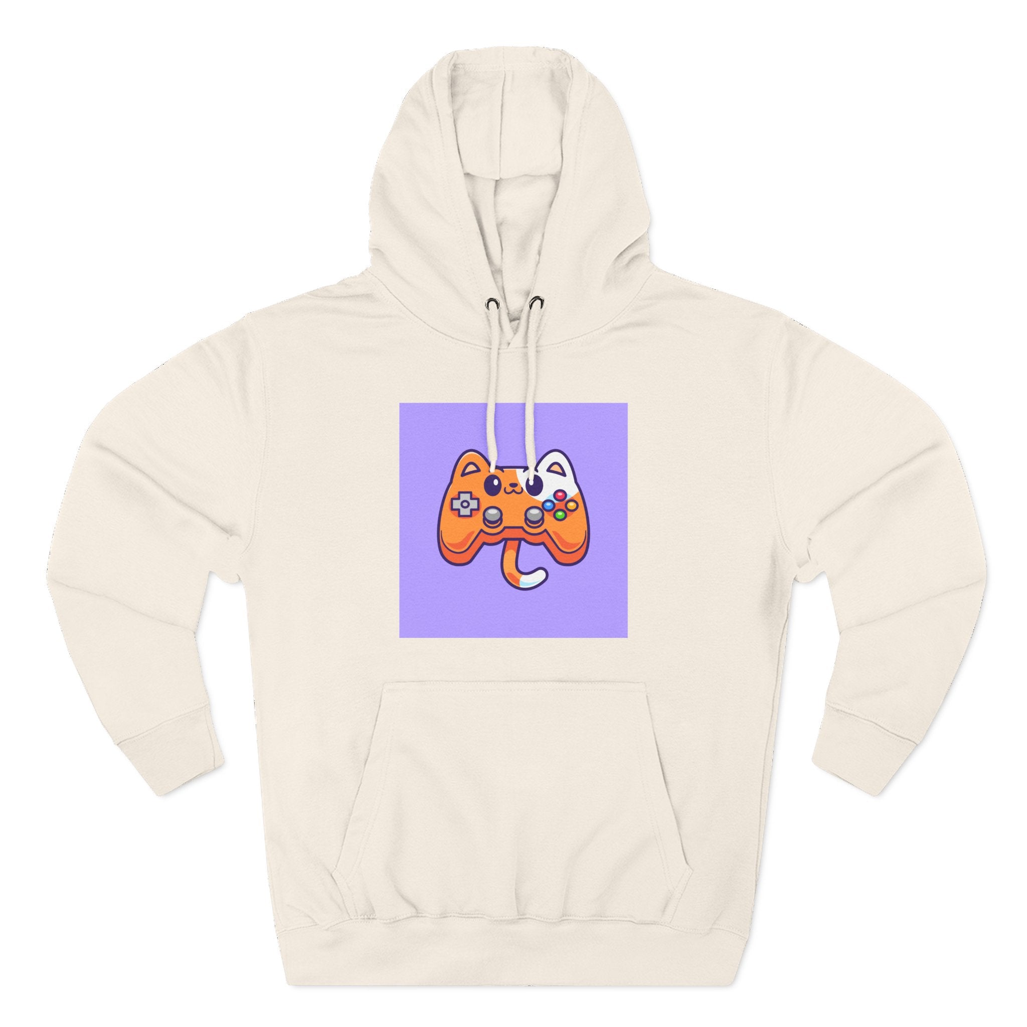 Three-Panel Fleece Hoodie