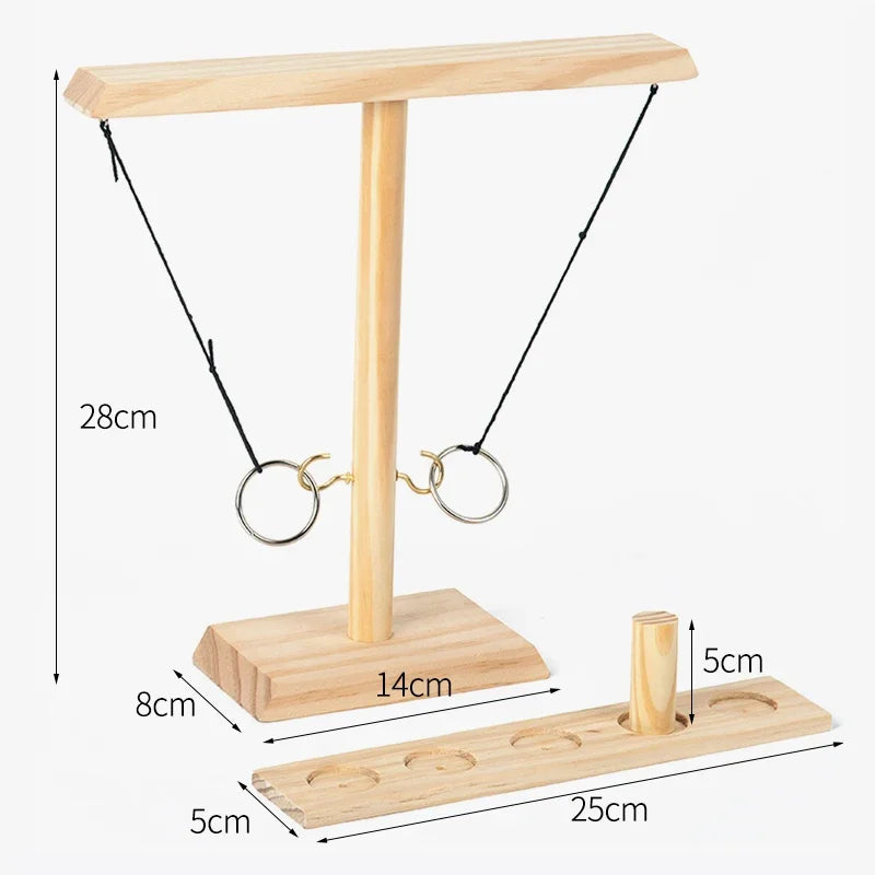 Ring Toss Game For Adults Hook And Ring Game Handmade Wooden Toss Game For Adults Outdoor Indoor Games Patio Decor Yard Games