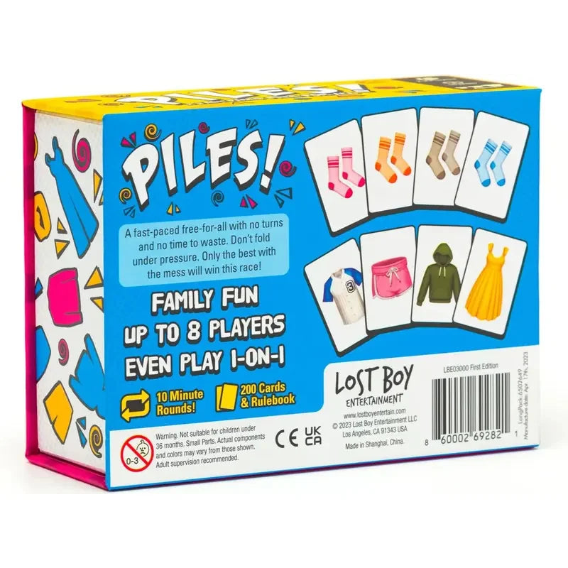 Piles - Card Games - Family Games - for Kids 8 and Up - for Adults - Family Game Night - Travel & Memory Game - Party Game