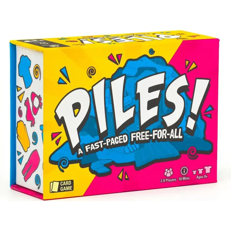Piles - Card Games - Family Games - for Kids 8 and Up - for Adults - Family Game Night - Travel & Memory Game - Party Game