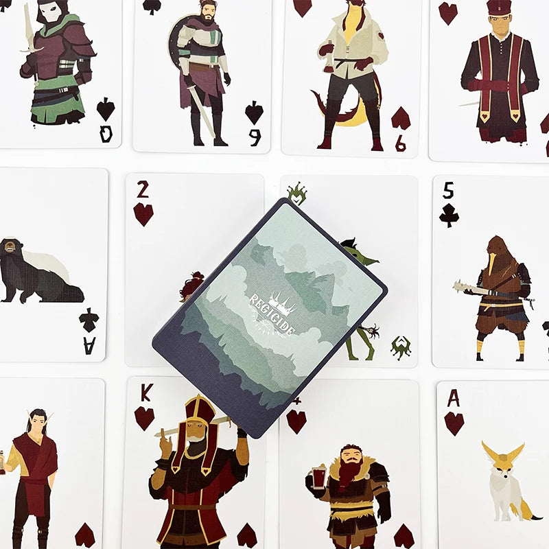 Regicide Board Game Card Multiplayer Collaborative Intelligence Poker New Game Casual Gathering Game Education Fun Child Gifts